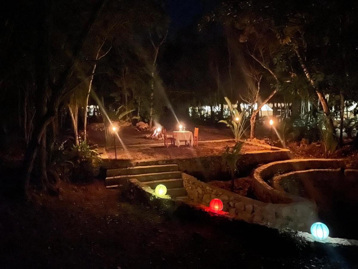Отель Glamping Bunga Lotus Тулум Экстерьер фото