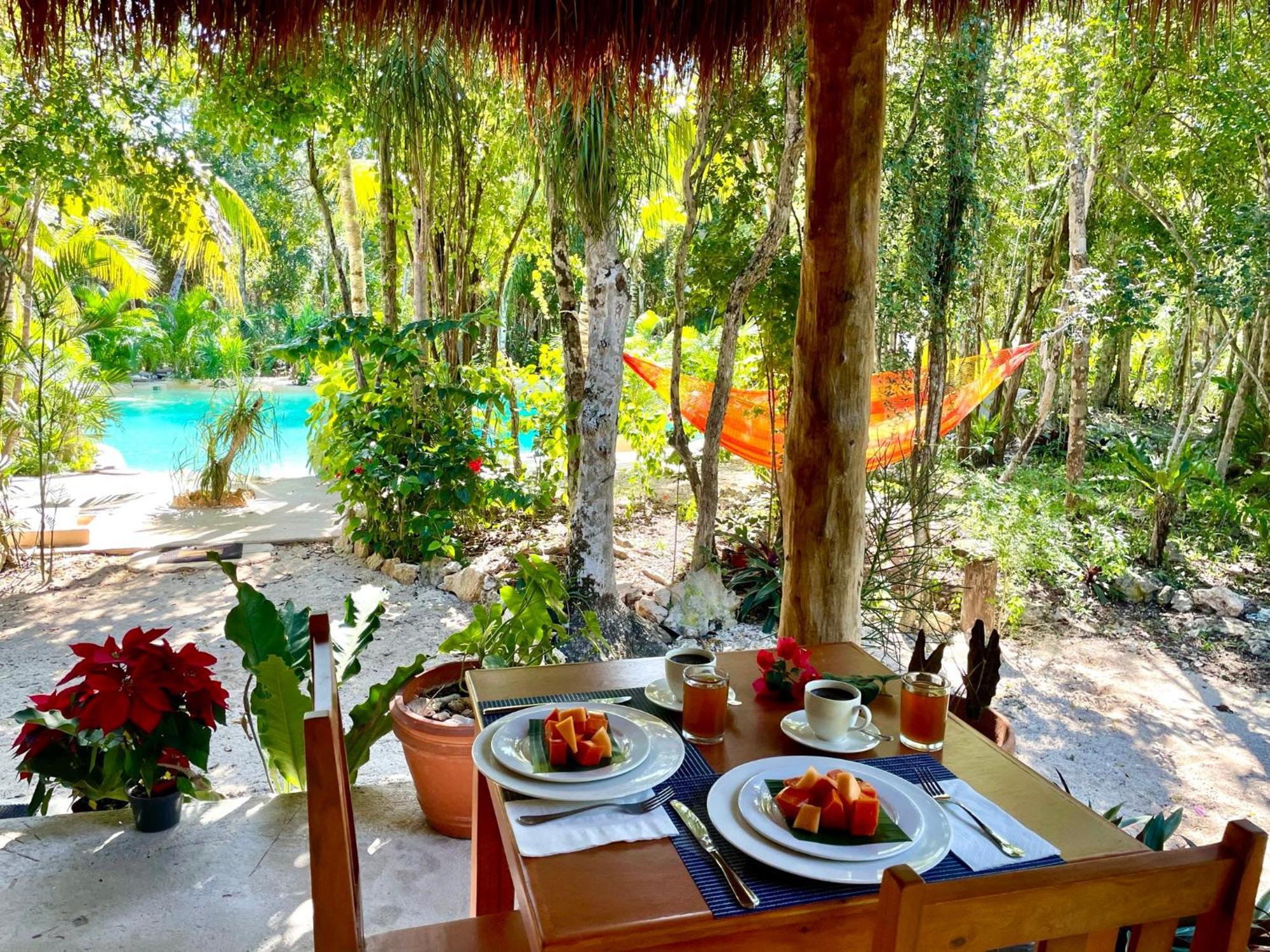 Отель Glamping Bunga Lotus Тулум Экстерьер фото