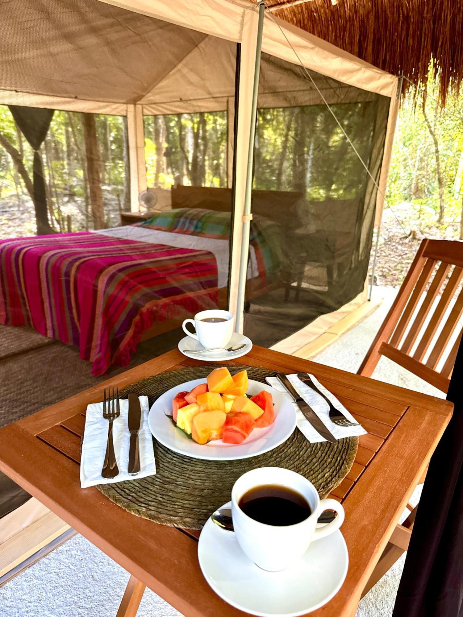 Отель Glamping Bunga Lotus Тулум Экстерьер фото