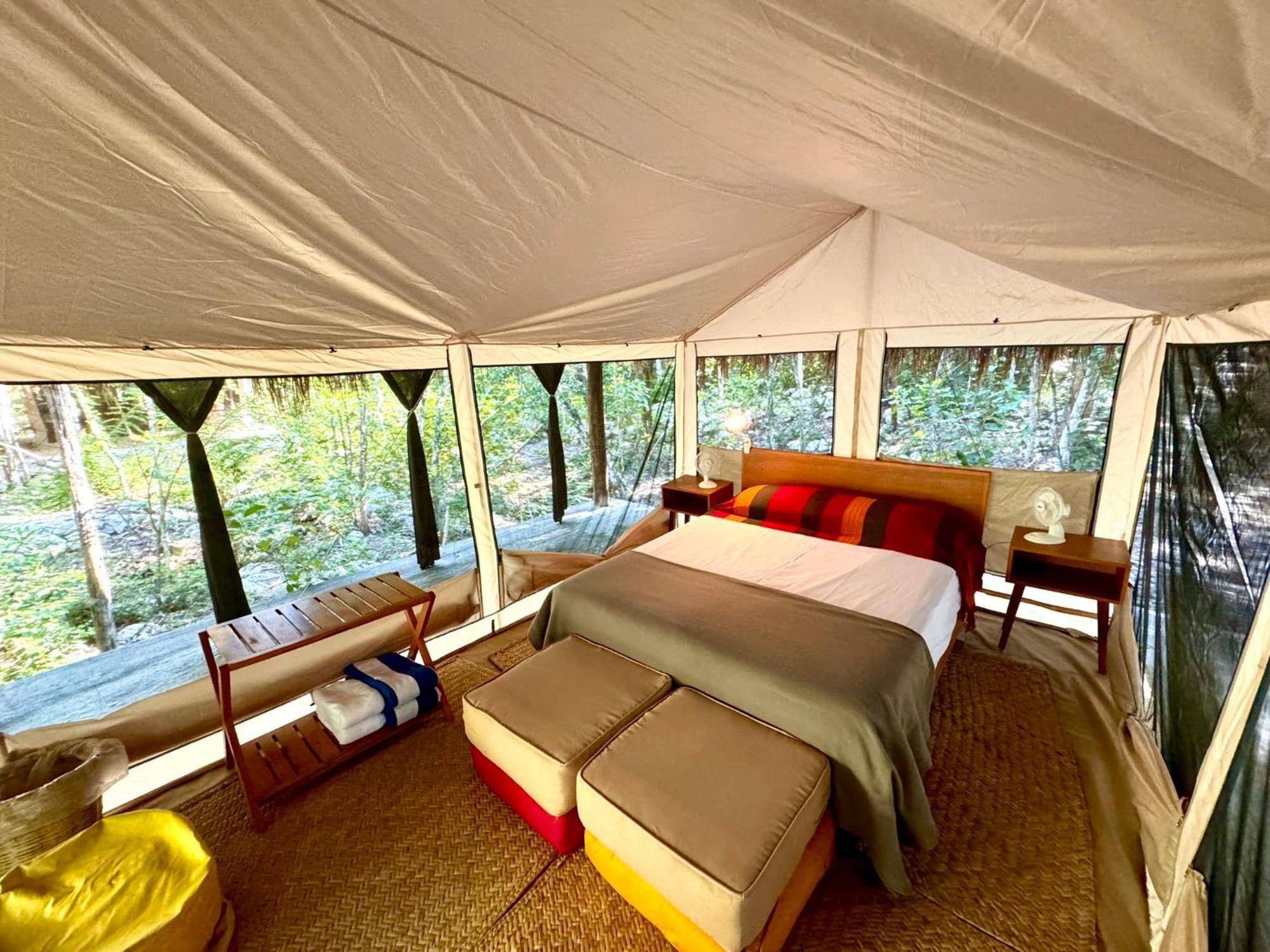 Отель Glamping Bunga Lotus Тулум Экстерьер фото