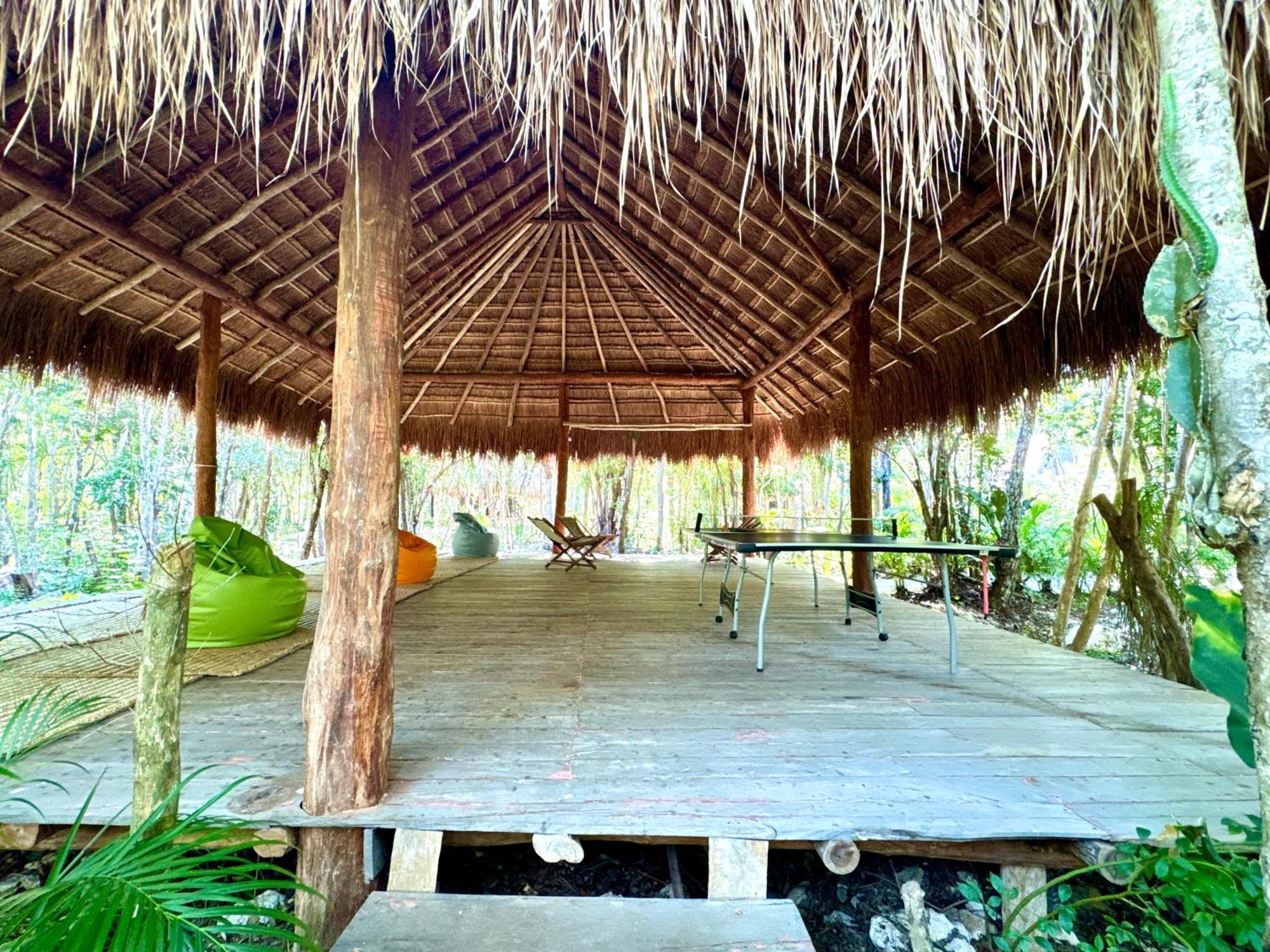Отель Glamping Bunga Lotus Тулум Экстерьер фото